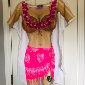 Fun Summer Tunic or Bathing Suit  Cover Up